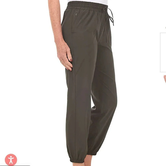 Zac & Rachel Jogger Pants Green XS - Picture 3 of 10